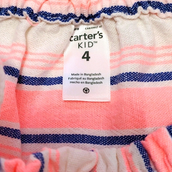 ⛱NWT: CARTER'S GIRLS WOVEN SUMMER TANK TOP - Picture 2 of 5
